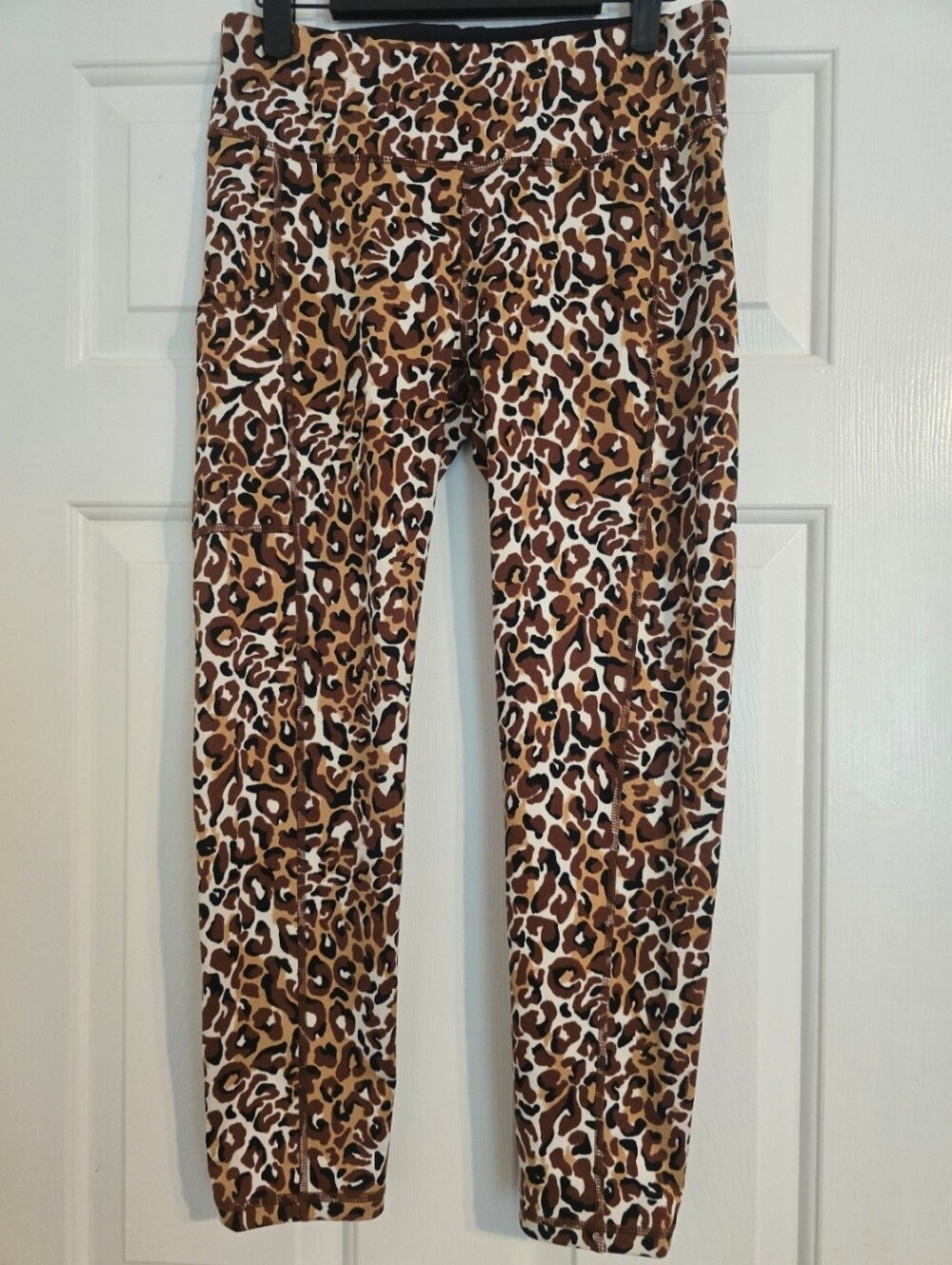 NWOT Lilly Pulitzer Leopard Print Leggings - Brown & Black Animal Print Size Med